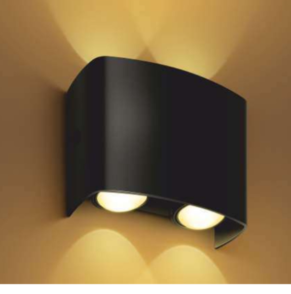 Wipro Garnet 2 x 2 way  12 watt IP65 LED wall Light WP1382