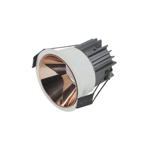 LEARC aluminium white finish golden reflector 18 watt LED down light with Bridgelux COB and high quality LED driver B1142