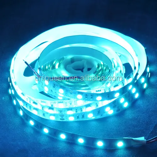 LEARC 2835 LED strip 240 LED 10 mm 24 watt per meter used with 12 volt 10A LED driver without driver ice blue 5 meter B1207