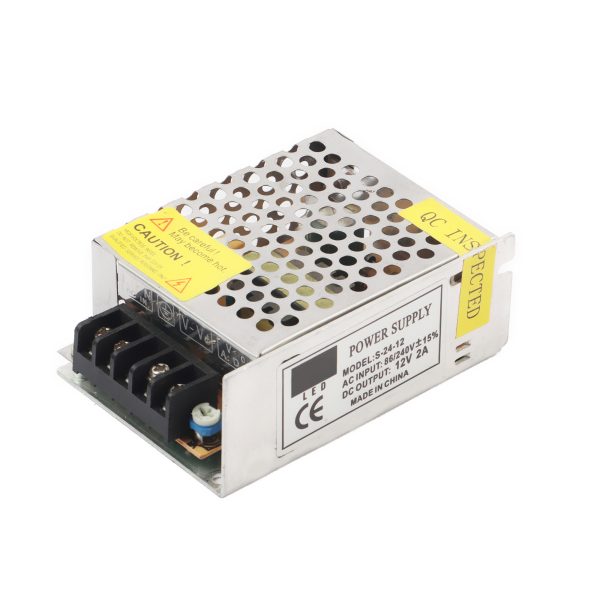 LEARC Led Lighting top quality 12 Volt  2 Amp LED Driver for LED strip BD-12-2
