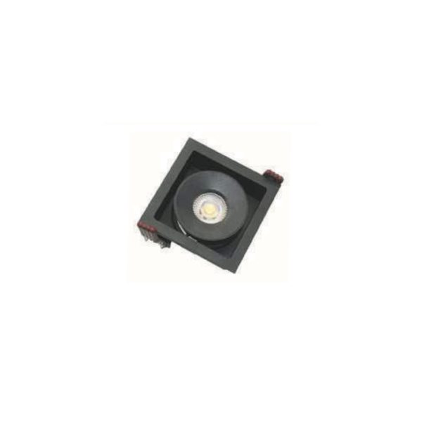 LEARC premium 12 watt movable and tiltable LED down light black finish with top branded LED and Driver EP7103