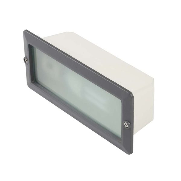 SUPERSCAPE Outdoor Lighting aluminium die cast foot light concealed grey plain for top branded replacable B22 LED lamp FLC32