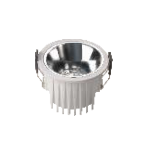 LEARC aluminium white finish chrome reflector anti glare 7 watt LED down light GS1488