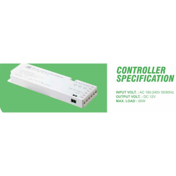 LEARC 60 watt controller for cabinet and wardrobe light GS1509