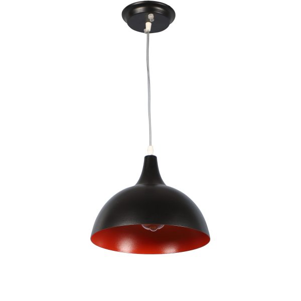 LEARC Designer Lighting black orange Metal Pendent Single HL3724