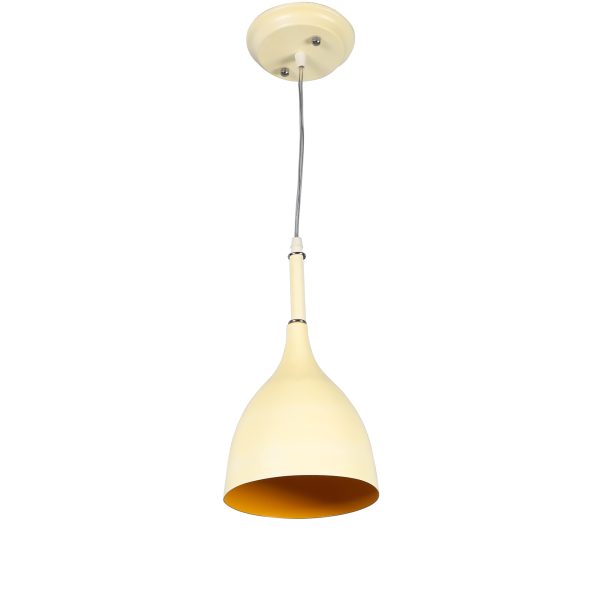 LEARC Designer Lighting white yellow Metal Pendent Single HL3770