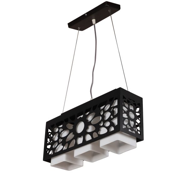 LEARC Designer Lighting Wood Glass Pendent HL3812-3