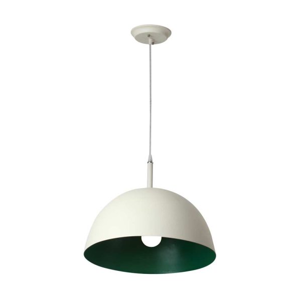 LEARC Designer Lighting 16 inch white green Metal Pendent Single HL3822