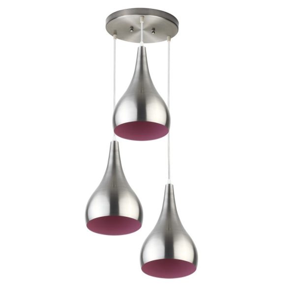 LEARC Designer Lighting Glass Metal Pendant Multiples HL3926-3
