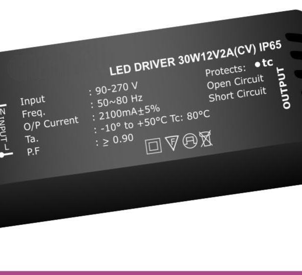 SUPERSCAPE 12 VOLT 2 AMPERE 30W IP65 DRIVER J1036