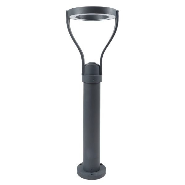 SUPERSCAPE aluminium 30 inch 12 watt LED bollard grey with top branded LED and Philips LED driver K1047