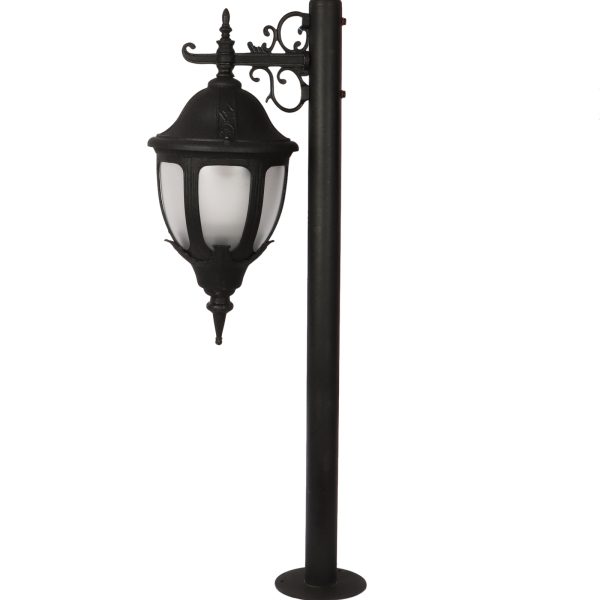 SUPERSCAPE Outdoor Lighting aluminium die cast black finish finish 37 inch traditional bollard Light K1082