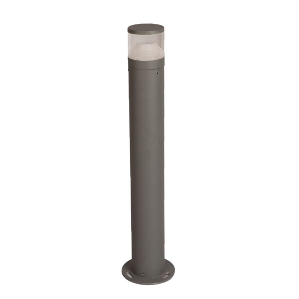 SUPERSCAPE Outdoor Lighting  aluminium die cast 24 inch 12 watt LED bollard grey with top branded LED and high quality LED driver K1095