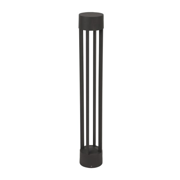 SUPERSCAPE Outdoor Lighting  aluminium die cast 24 inch 12 watt LED bollard grey with top branded LED and high quality LED driver K1119