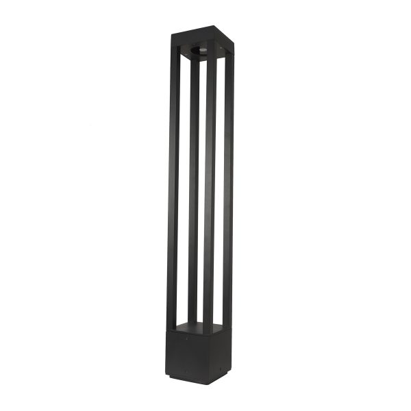 SUPERSCAPE Outdoor Lighting  aluminium die cast 30 inch 12 watt LED bollard grey powered by CREE LED and high quality LED driver K1120-L