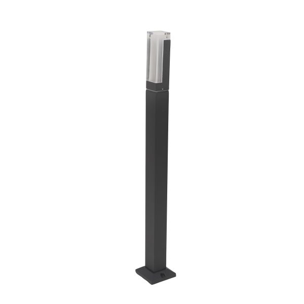 SUPERSCAPE Outdoor Lighting  aluminium die cast 32 inch 12 watt LED bollard grey with top branded LED and high quality LED driver K1123-L