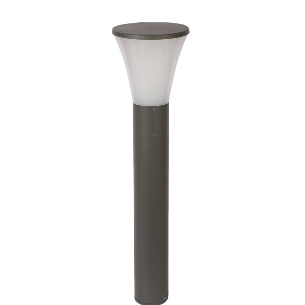 SUPERSCAPE aluminium die cast 30 inch bollard grey for E27 LED lamp with high quality acrylic K1137-L