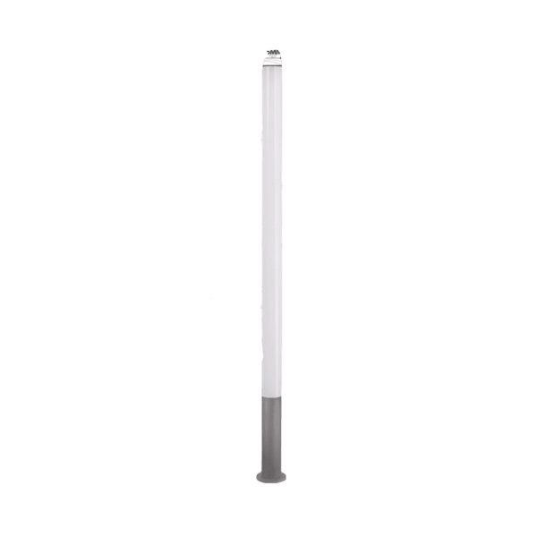 SUPERSCAPE aluminium die cast grey 50 watt 60 inch LED Bollard light with top branded LED and driver warm white K1223-XL