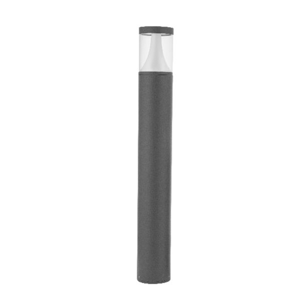 SUPERSCAPE premium aluminium 30 inch 12 watt LED bollard grey with top branded LED and high quality LED driver 3K K1300-L