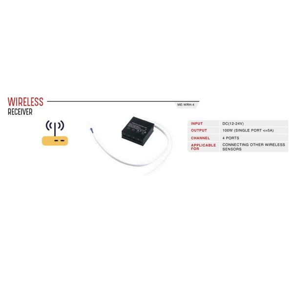 WIRELESS RECEIVER FOR LED STRIPS MEM255