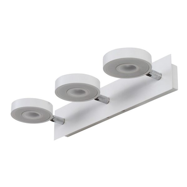 LEARC powder coated white finish 16.5 inch tripple  spot Light 21 watt (7*3) 3K ML297-3