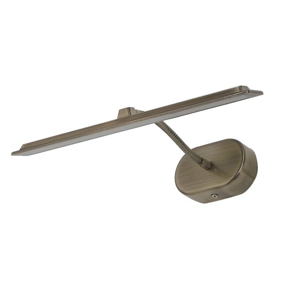 LEARC 10 watt aluminium antique brass finish 12.4 inch picture light ML483