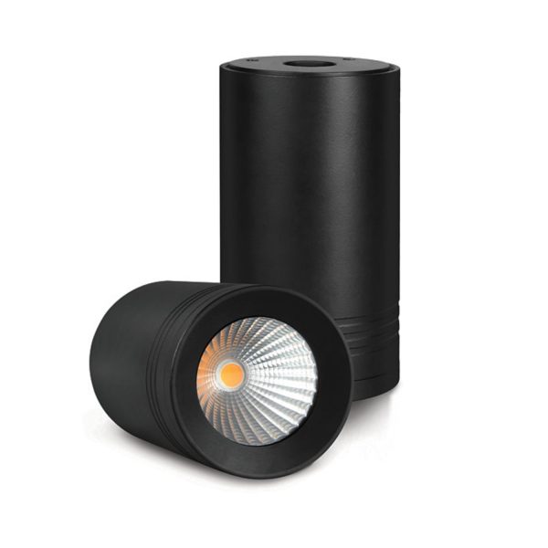 PHILIPS SURFACE COB BLACK 12W COOL DAY LIGHT (WHITE) PH1225