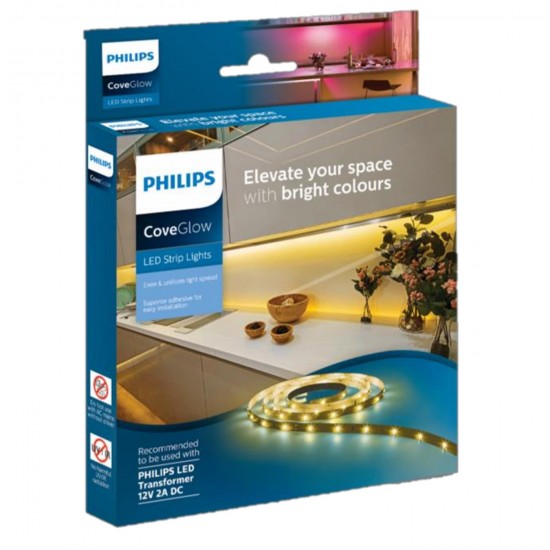 PHILIPS COVE GLOW 25 WATT LED STRIP LIGHT 60 LED PER METER BLUE WITHOUT DRIVER PH1232
