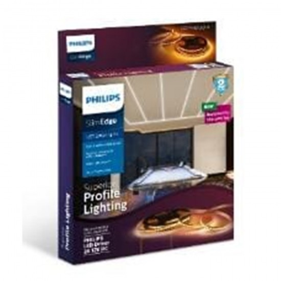 PHILIPS SLIM EDGE 5 MM 24 WATT LED STRIP LIGHT 144 LED PER METER WARM WHITE 3000K WITHOUT DRIVER PH1245