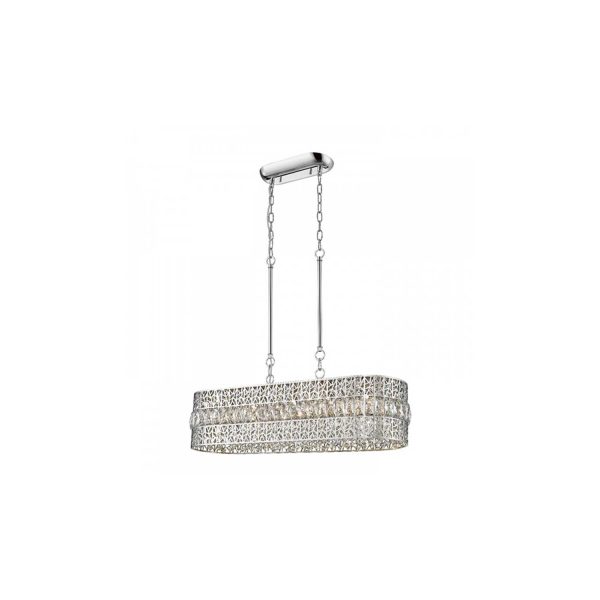 PHILIPS 581886 CORONA CHANDELIER STAINLESS STEEL CHROME PH1265