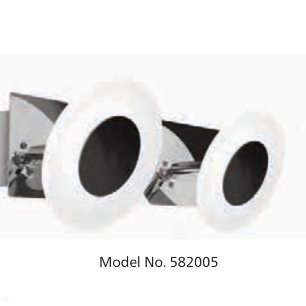 PHILIPS 582005 2X5W IP44 ARTIZY DOUBLE HEAD LED BATHROOM AND WALL LIGHT TUNABLE FROM WHITE TO YELLOW PH1566