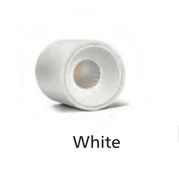 PHILIPS DECO SURFACE COB 7 WATT WHITE BODY WHITE REFLECTOR 3K YELLOW LIGHT PH1598