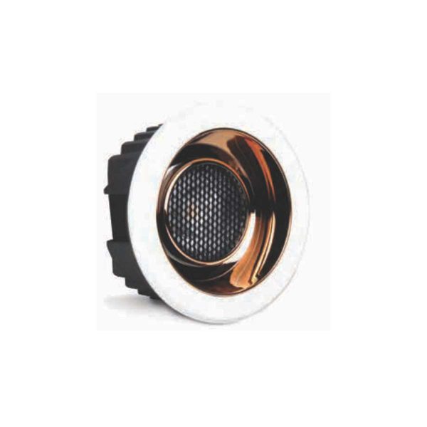 PHILIPS IP44 COB DOWN LIGHT WHITE BODY ROSE GOLD REFLECTOR 7 WATT 3K YELLOW LIGHT PH1611