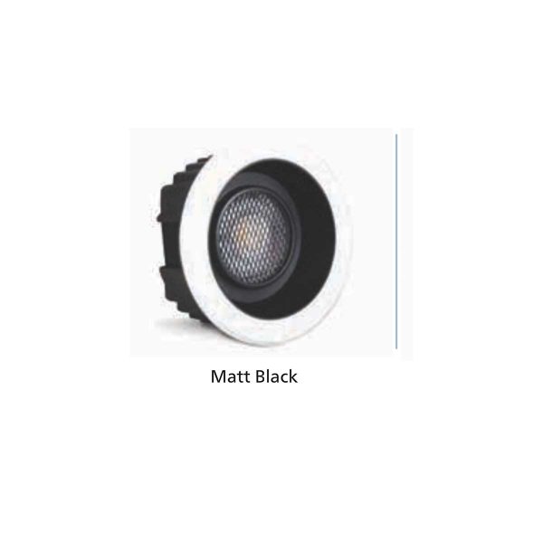 PHILIPS IP44 COB DOWN LIGHT WHITE BODY MATT BLACK REFLECTOR 7 WATT 4K NEUTRAL WHITE LIGHT PH1615
