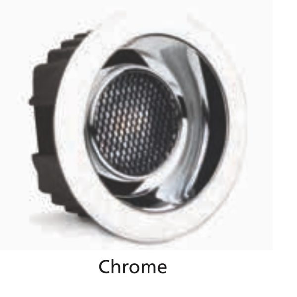 PHILIPS IP44 COB DOWN LIGHT WHITE BODY CHROME REFLECTOR 20 WATT 4K NEUTRAL WHITE LIGHT PH1636