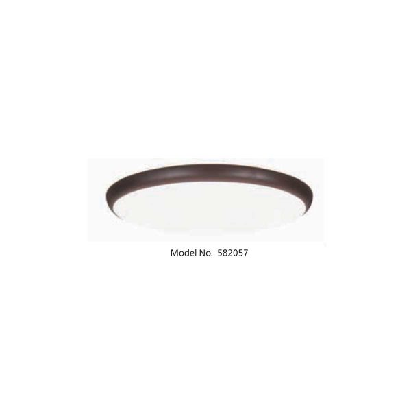 PHILIPS 582057 SATURN BROWN CEILING LIGHT 24 WATT 12.8 INCH 3K YELLOW LIGHT PH1658