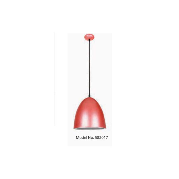 PHILIPS 582017 GEMINI ANTIQUE RED AND SILVER DOUBLE LAYERED PENDANT PH1712