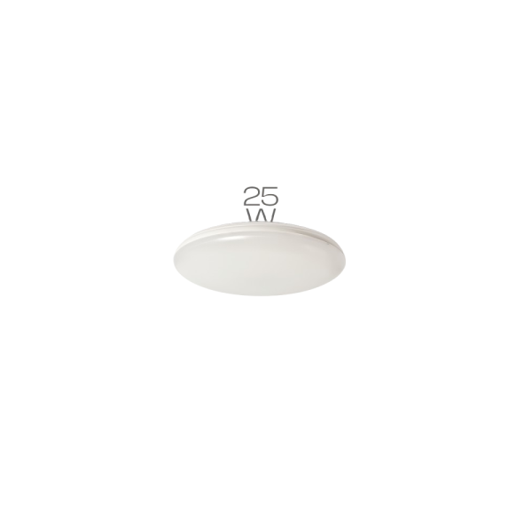 SUPERSCAPE premium 25 watt 11 inch IP65 outdoor PC - ABS ceiling light surface 3K PR6327