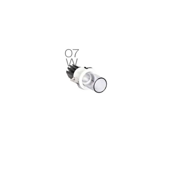LEARC unique premium aluminium down light with smoky glass for different visual effect 3K PR6362