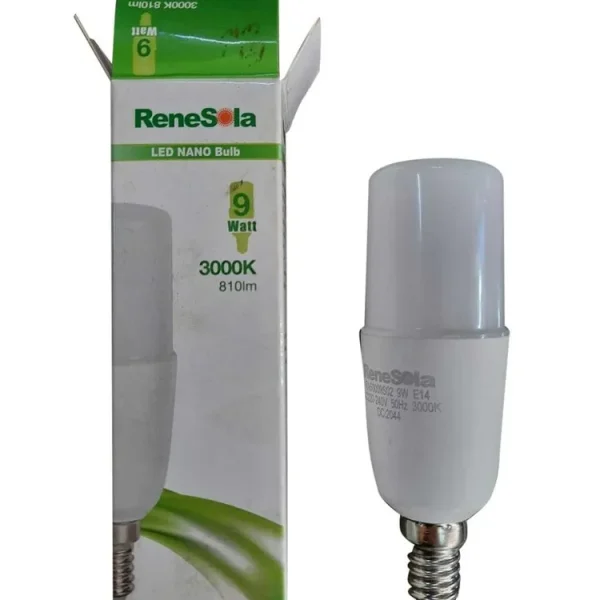 RENESOLA LED NANO BULB E14 9W WARM WHITE YELLOW 3000K RN1001