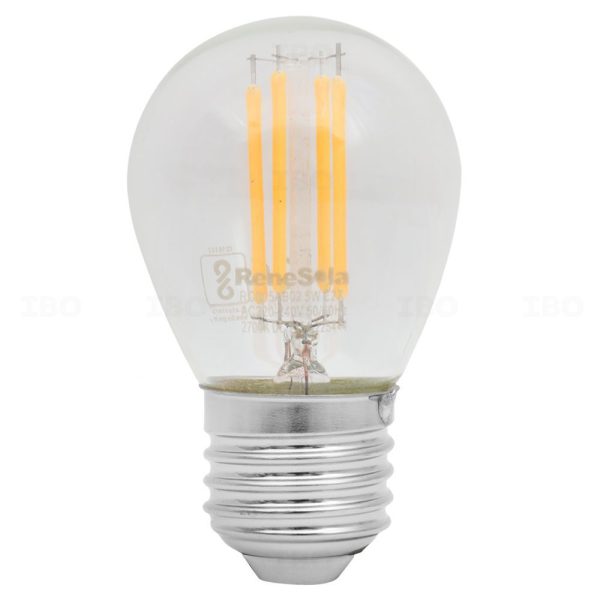 RENESOLA P45 DIMMABLE E27 5 WATT  LED FILAMENT BULB WARM WHITE 2700K RN1032