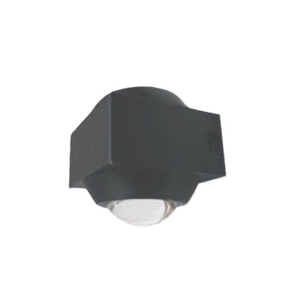 SUPERSCAPE Exterior 2X1 watt 2 way exterior wall light LED grey finish with top branded LED and driver 3K  SE2372