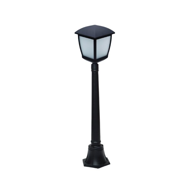 SUPERSCAPE aluminium die cast 41 inch E27 garden bollard black SK5312