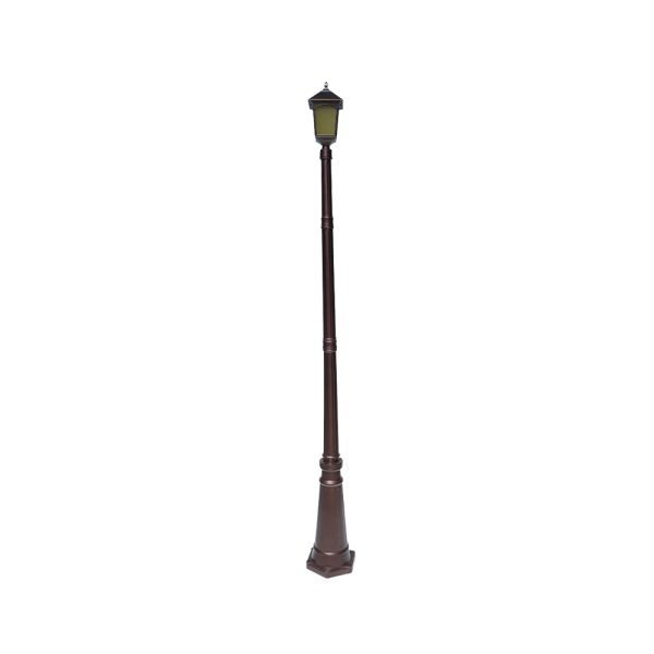 SUPERSCAPE aluminium die cast 8 feet E27 garden Pole light coffee brown SK5352