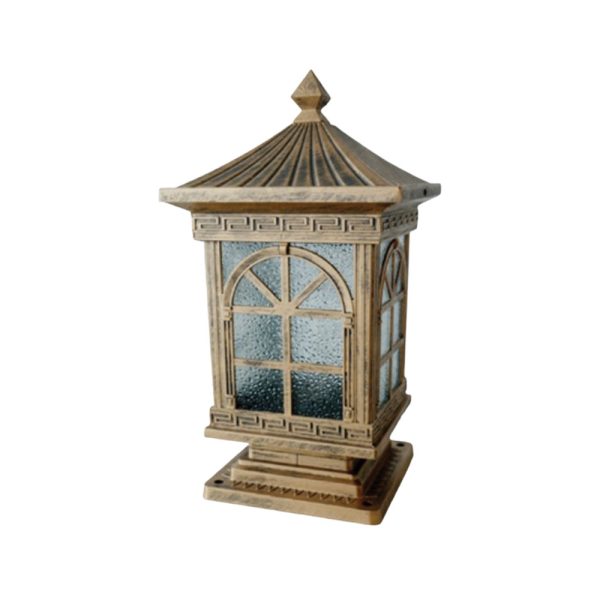 SUPERSCAPE premium aluminium die cast antique gold finish gate light SK5492-L