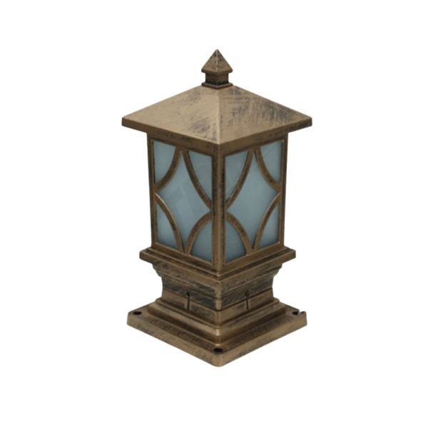 SUPERSCAPE premium aluminium die cast antique gold finish gate light SK5496