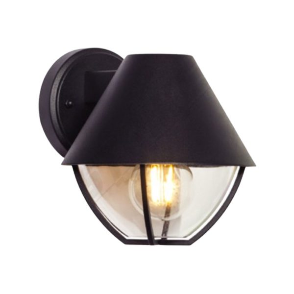 SUPERSCAPE aluminium die cast black finish exterior Wall Light modern E27 SK5542