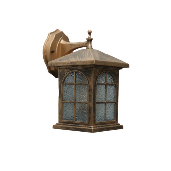 SUPERSCAPE aluminium die cast antique gold finish exterior Wall Light traditional E27 SK5563