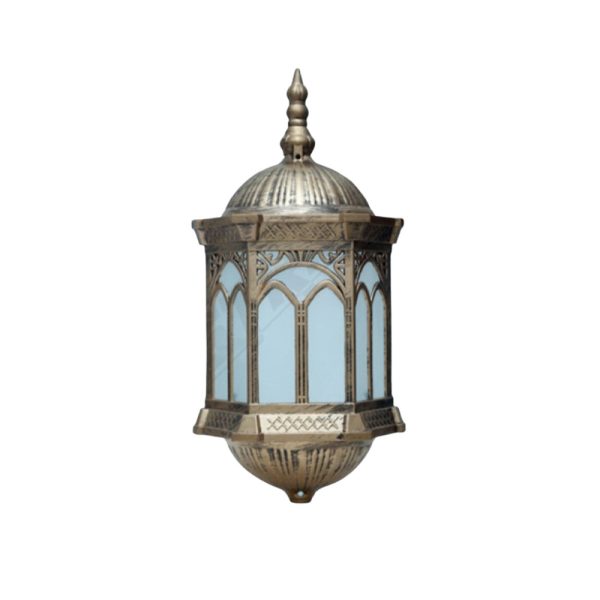 SUPERSCAPE aluminium antique gold finish exterior Wall Light traditional E27 SK5566