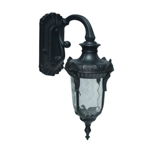 SUPERSCAPE aluminium die cast black finish exterior Wall Light traditional E27 SK5583